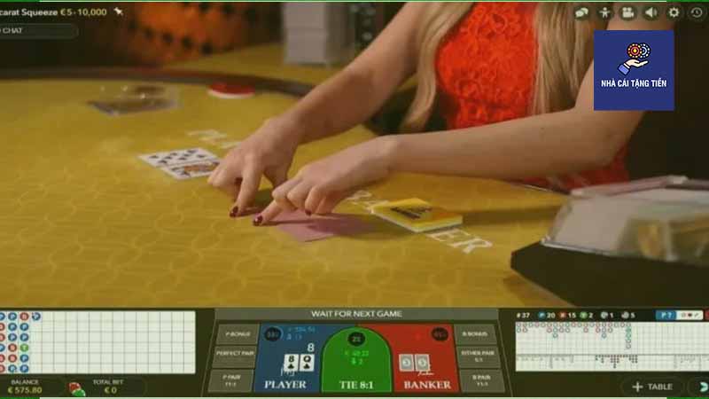 Áp dụng cách đặt cược song song trong ván game Baccarat